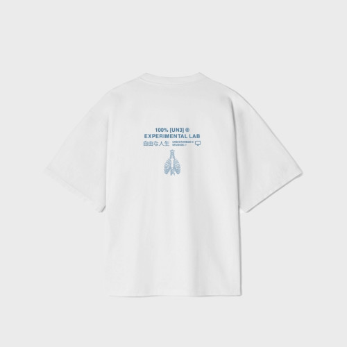 REMERA  OVERSIZE UNDISTURB3D EXPERIMENTAL UN3 250 GSM WHITE