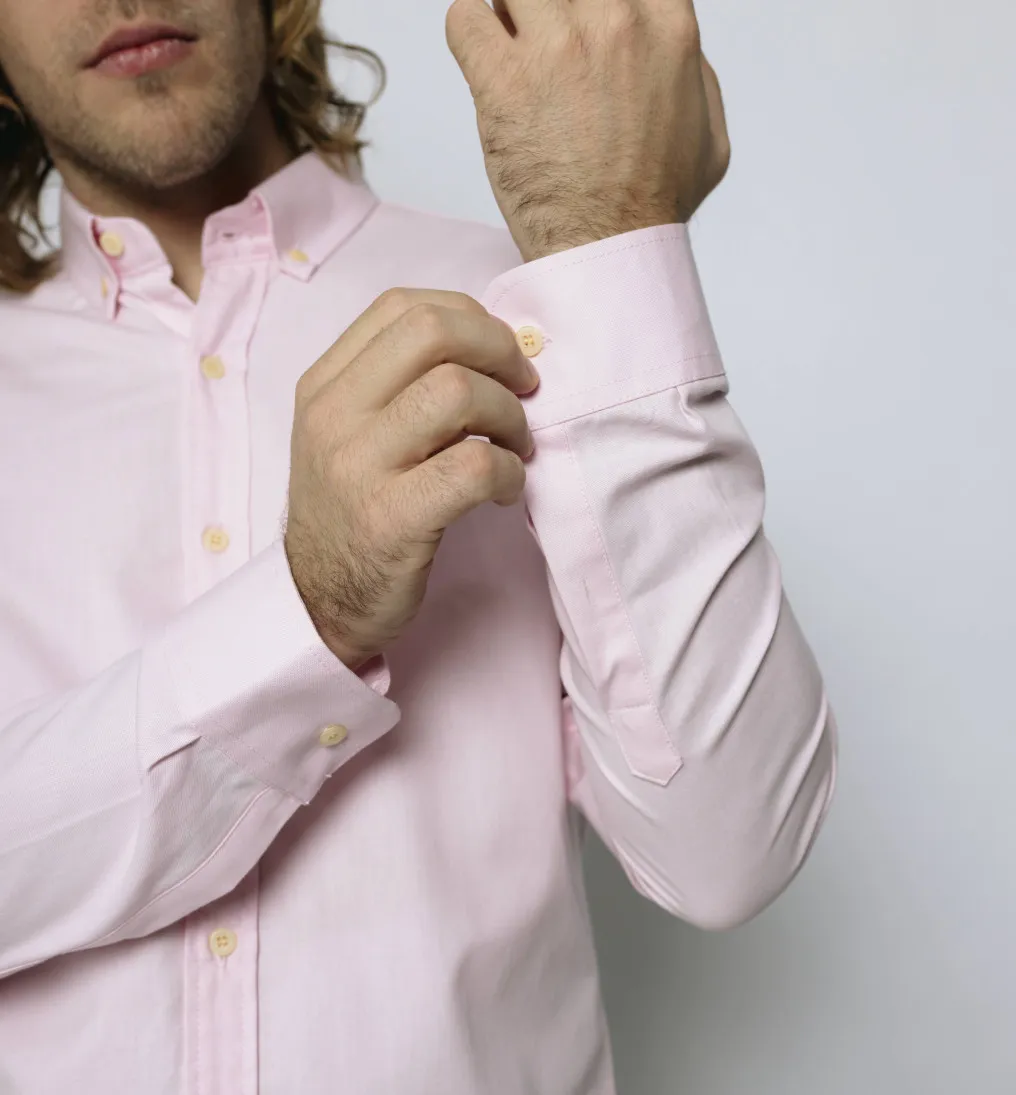 CAMISA LIBERATO MANGAS LARGAS ROSADA