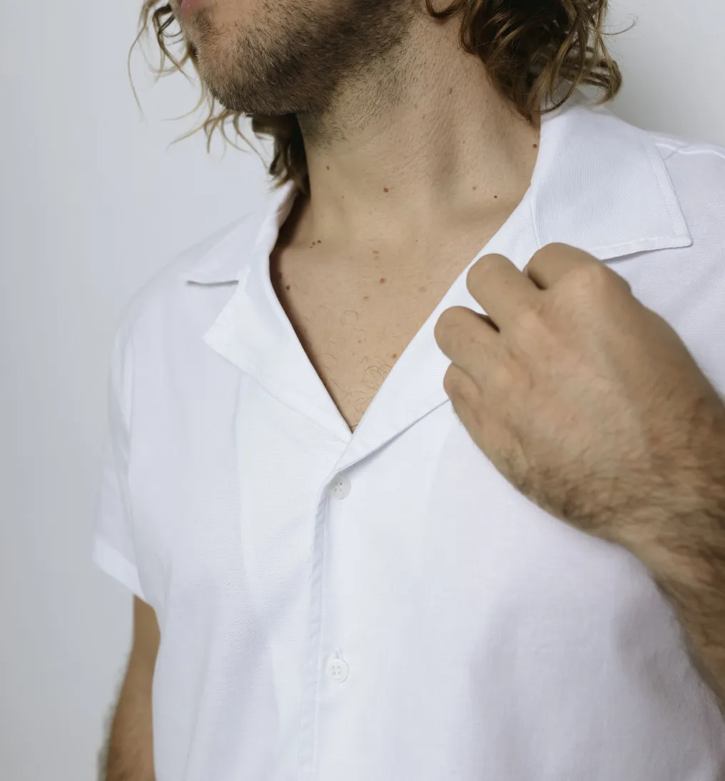 CAMISA LIBERATO PLAYERA BLANCA