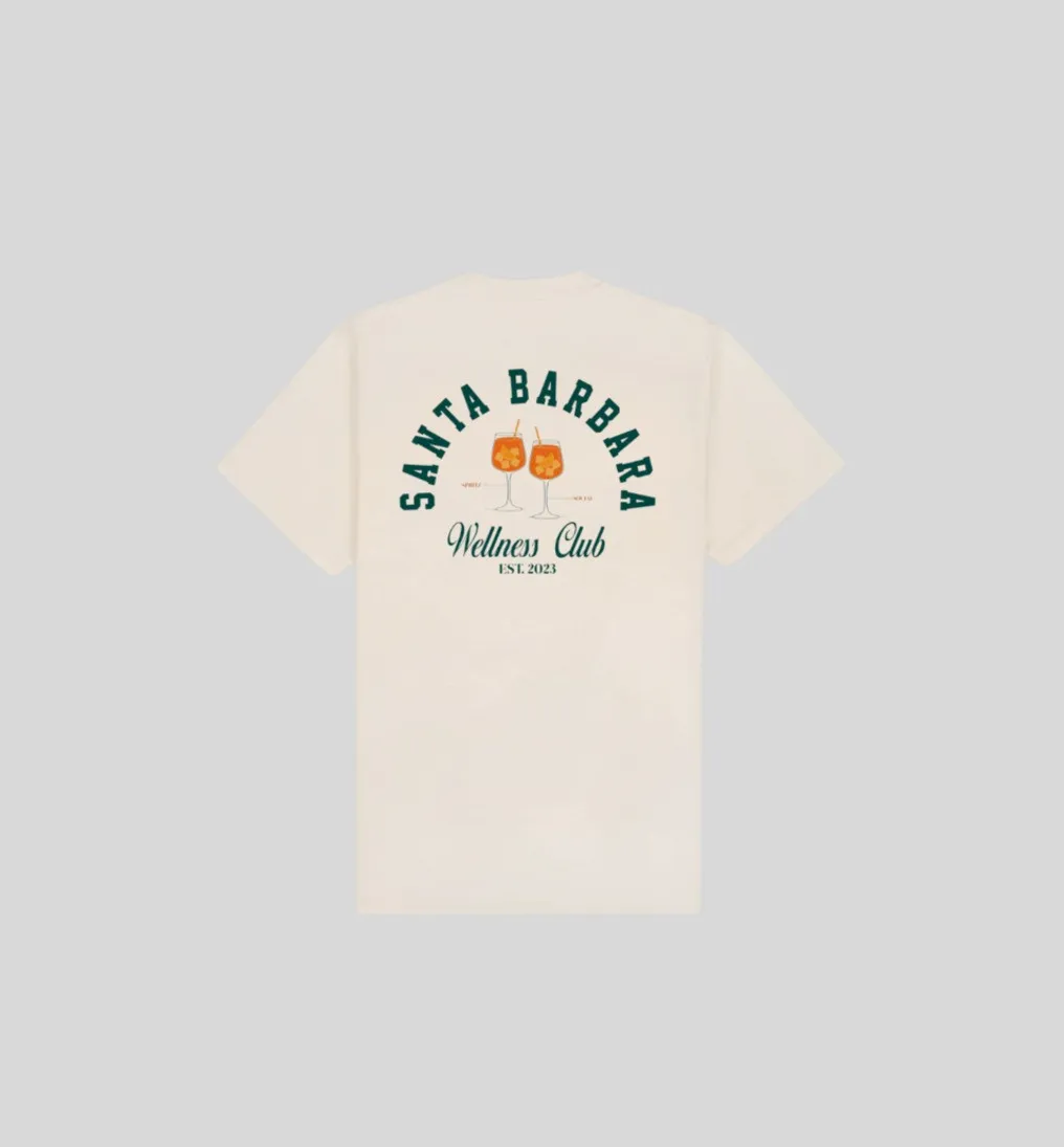 REMERA LIBERATO BASICS REGULAR FIT BEIGE SANTA BARBARA WELLNESS CLUB