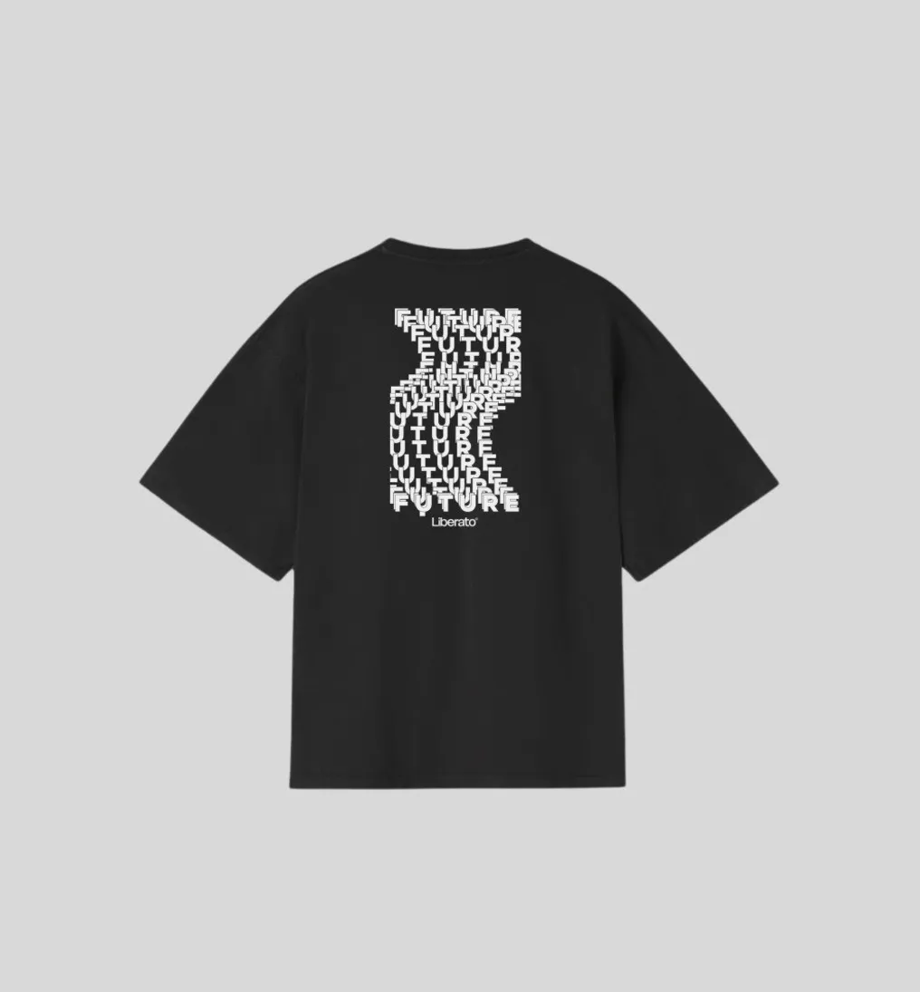 REMERA LIBERATO OVERSIZE NEGRA FUTURE