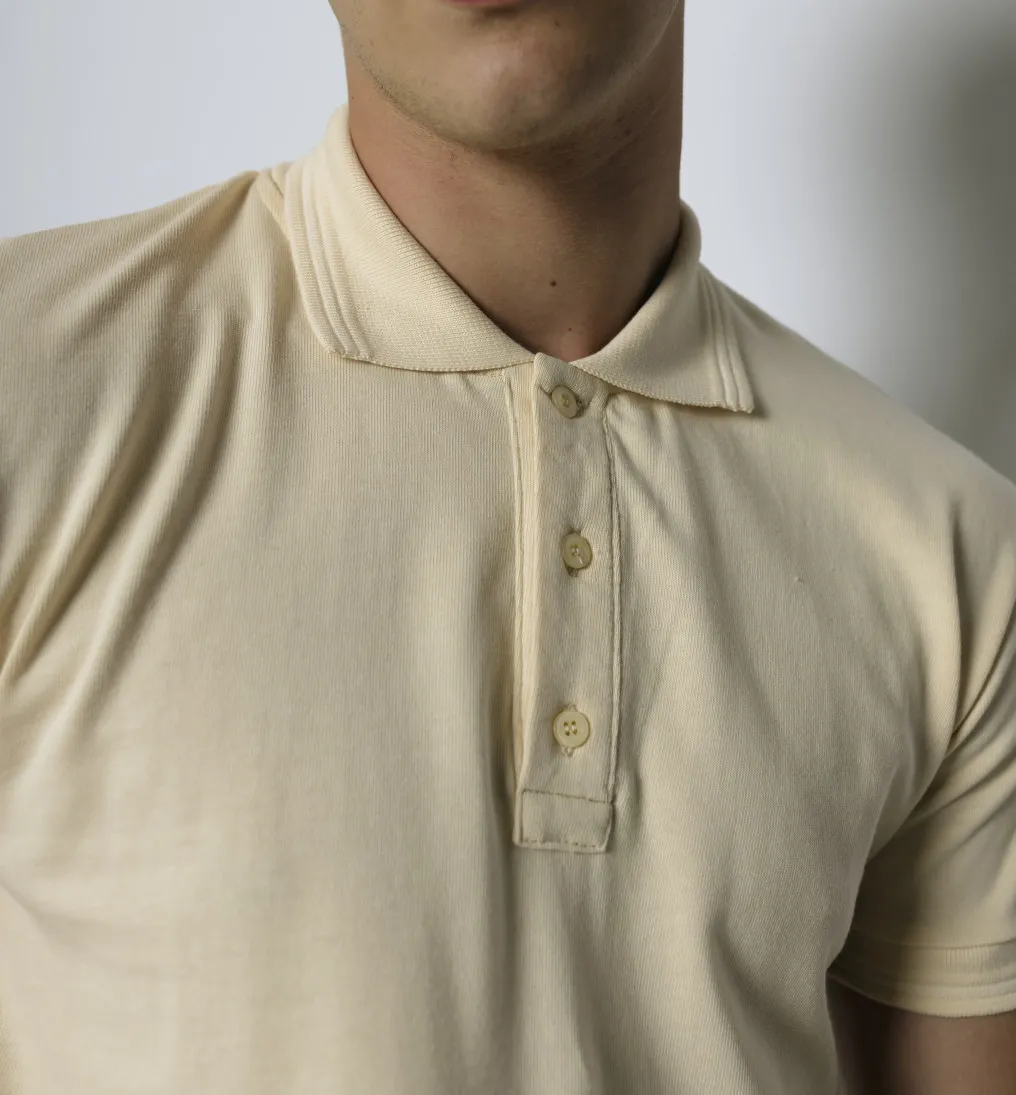 REMERA POLO LIBERATO BEIGE
