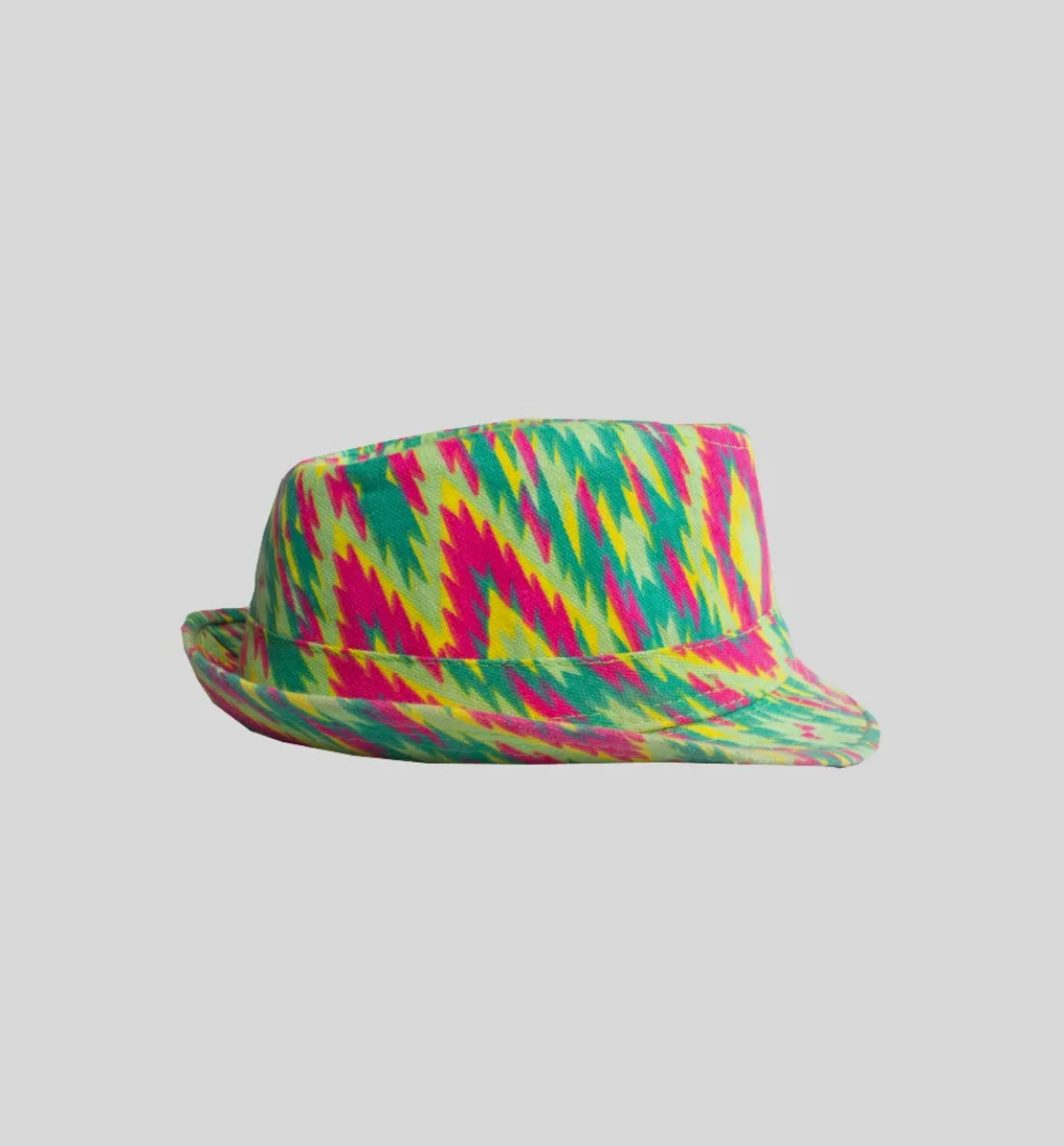 SOMBRERO LIBERATO VERDE CON AMARILLO