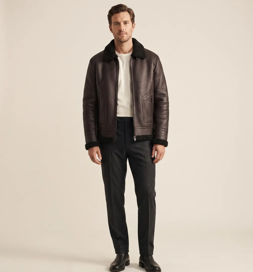 CAMPERA GAMULAN LIBERATO MARRON