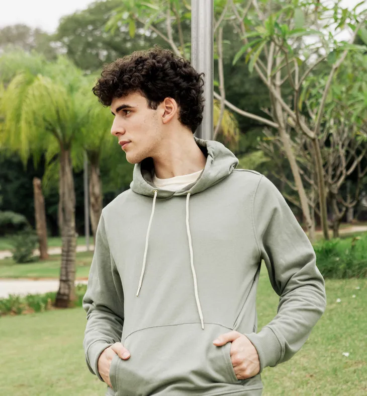 HOODIE LIBERATO BASICS VERDE