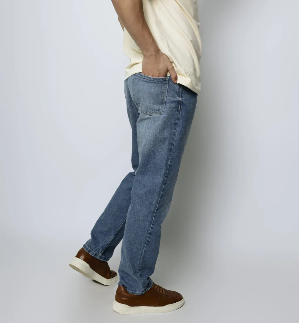 JEANS RECTO LIBERATO CELESTE