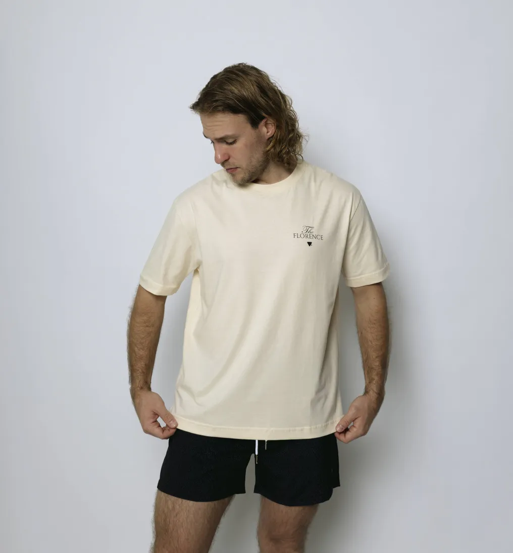 REMERA LIBERATO OVERSIZE BEIGE THE FLORENCE