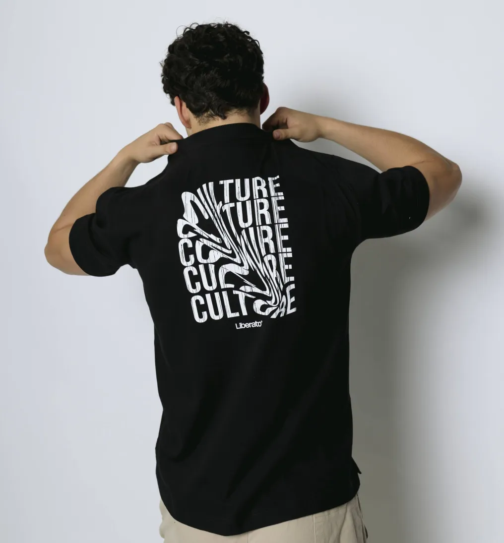 REMERA LIBERATO PREMIUM 250GSM OVERSIZE NEGRA CULTURE