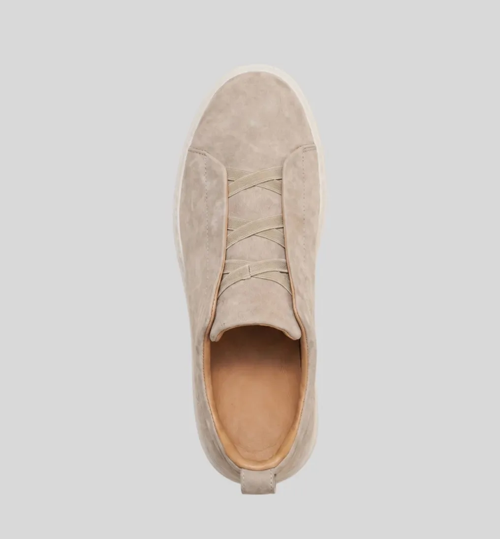 ZAPATO LIBERATO DE GAMUZA BEIGE