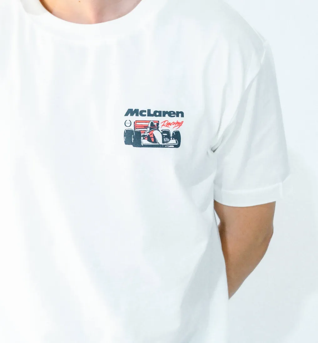 REMERA LIBERATO OVERSIZE MARFIL MCLAREN RACING