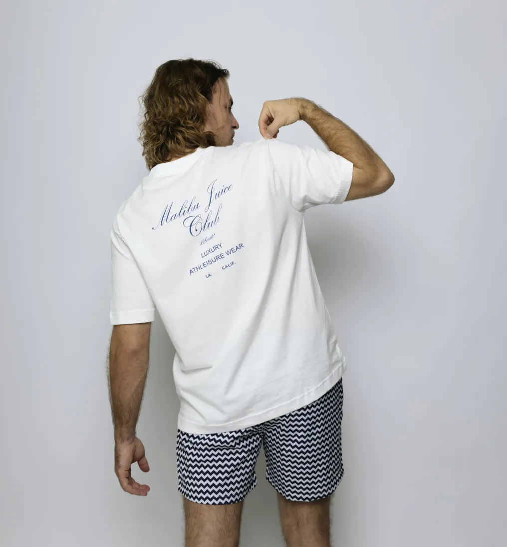 REMERA LIBERATO OVERSIZE MARFIL MALIBU JUICE CLUB