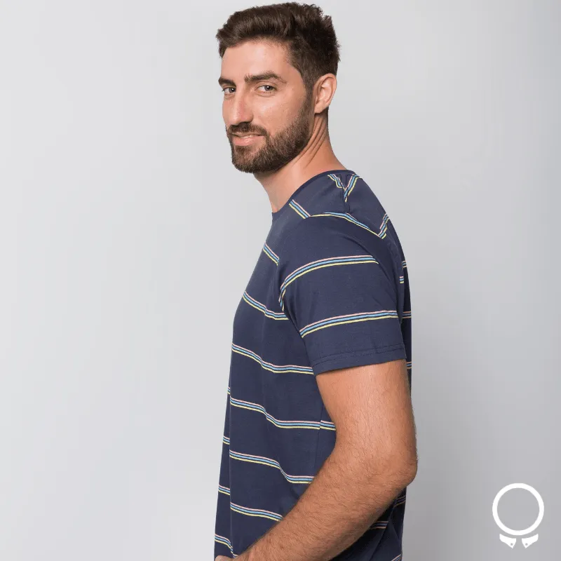 REMERA KRISTOBELGA RAYADA AZUL SEVILLA