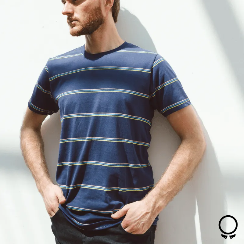REMERA KRISTOBELGA RAYADA AZUL SEVILLA