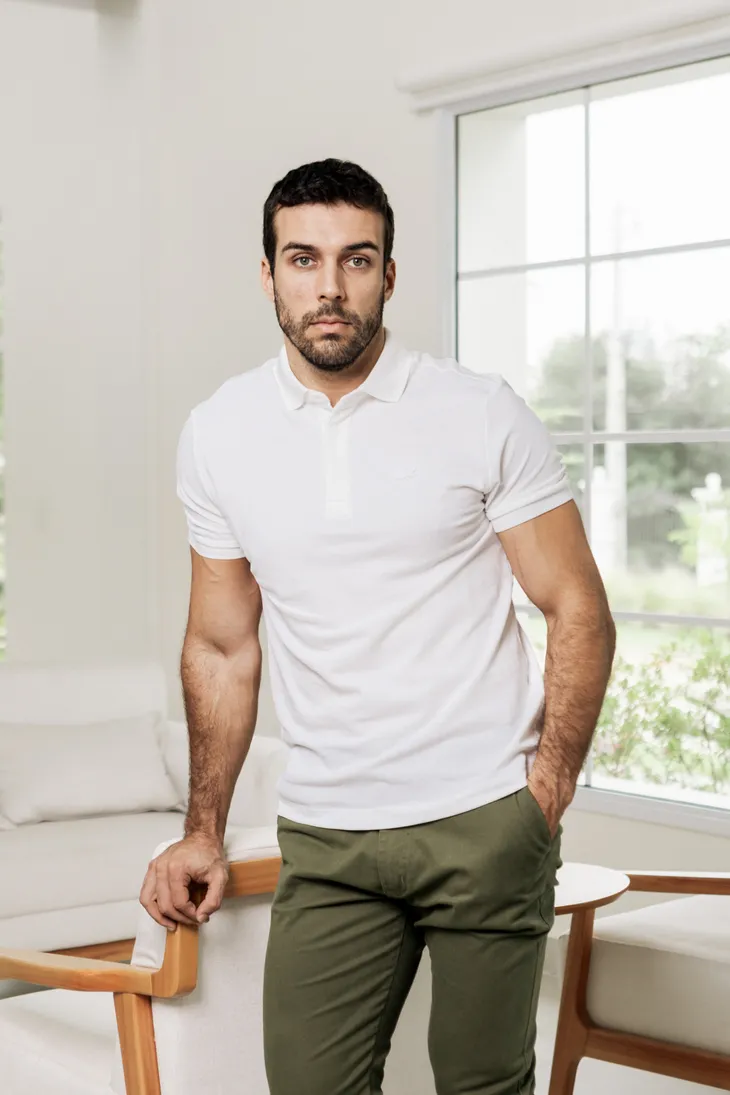 REMERA LACOSTE PARIS POLO BLANCA