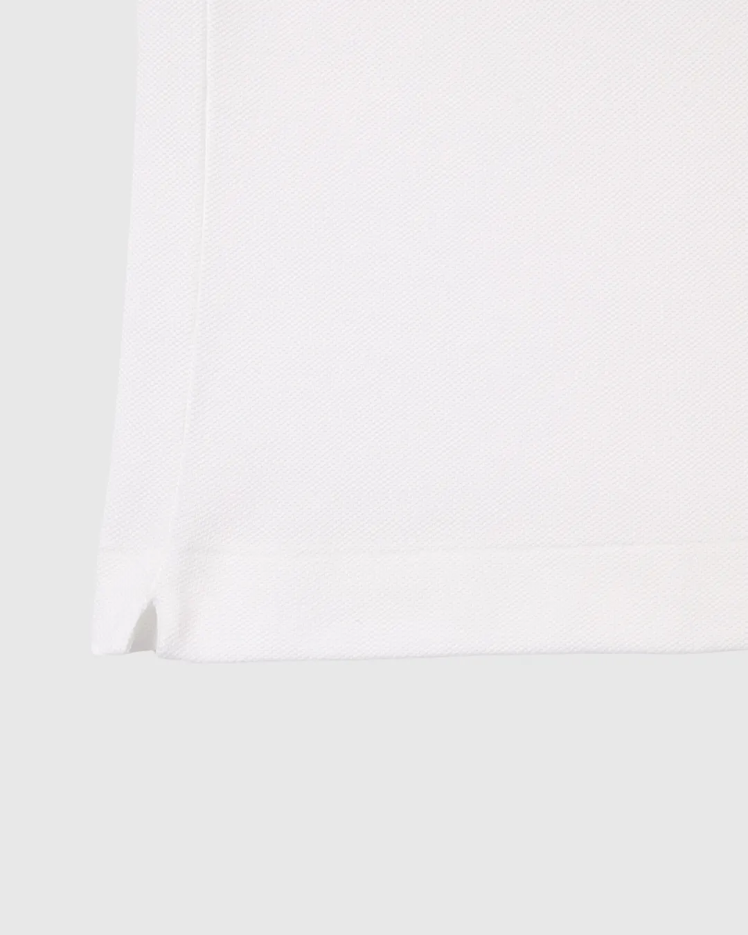 REMERA CUELLO POLO LACOSTE BLANCA