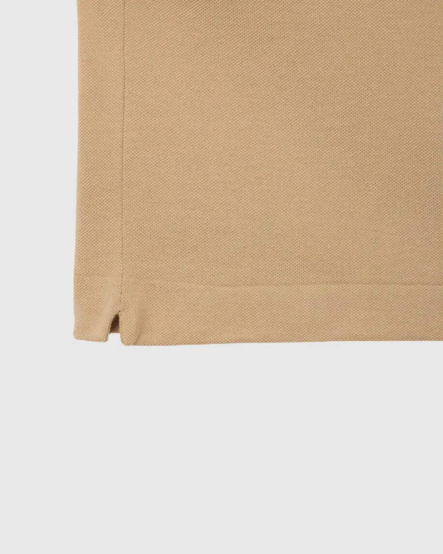 REMERA LACOSTE POLO BEIGE