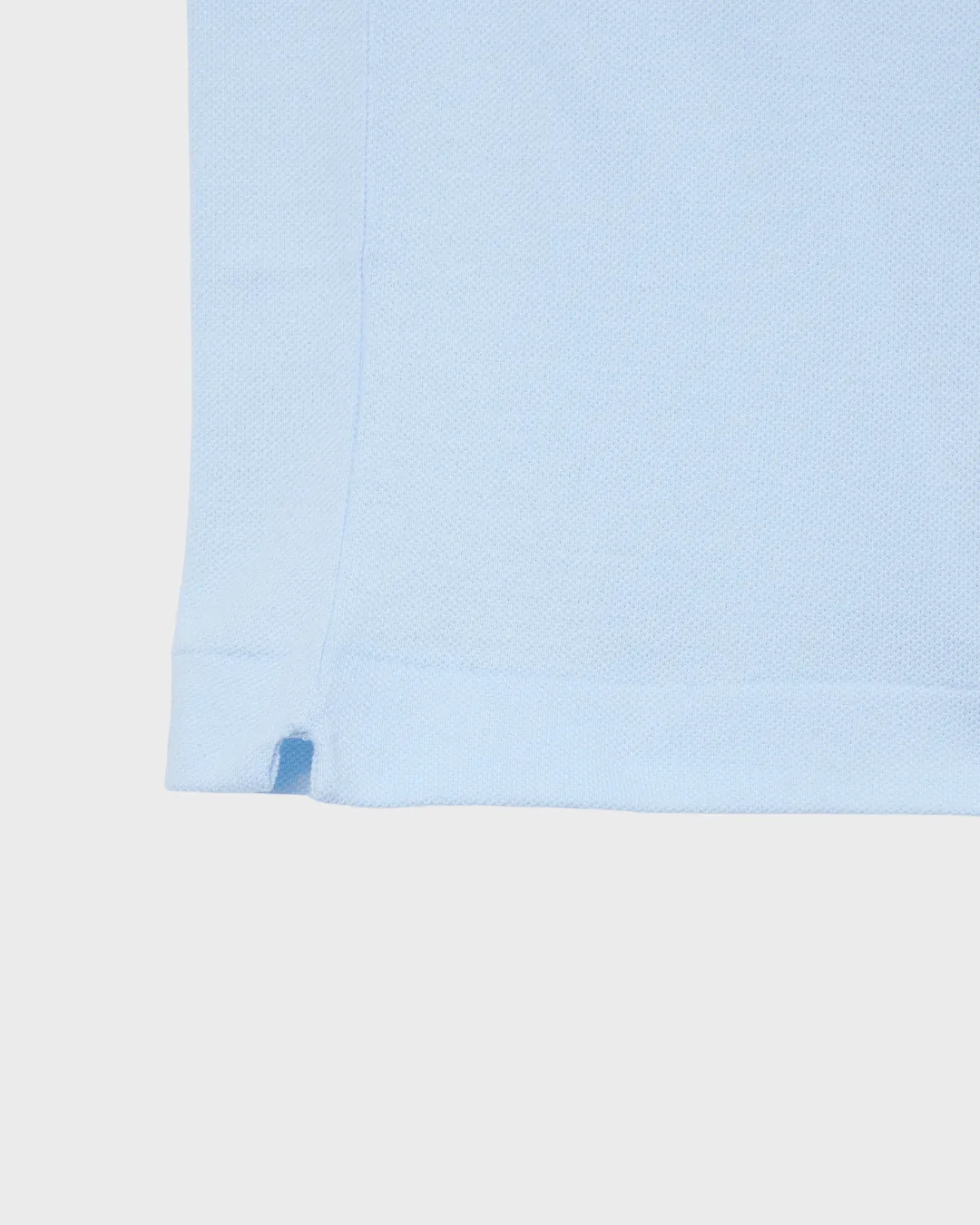 REMERA  CUELLO POLO LACOSTE CELESTE