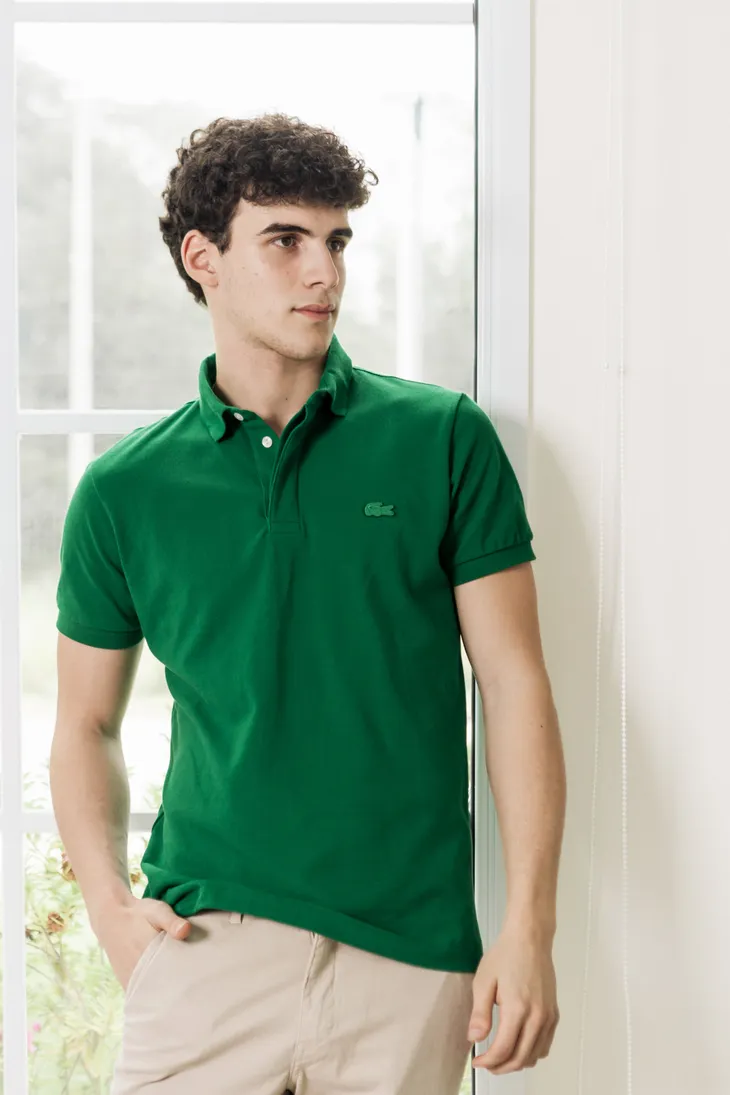REMERA LACOSTE POLO PARIS VERDE