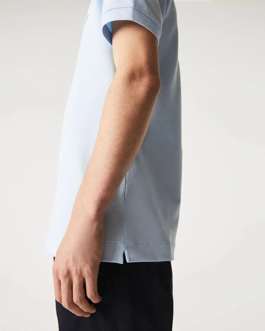REMERA LACOSTE POLO PARIS CELESTE