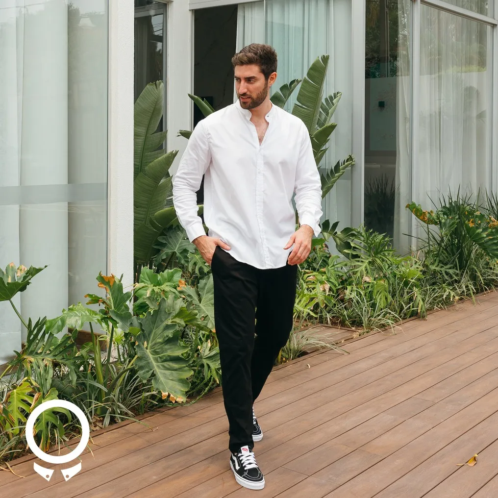 PANTALON CHINO LIBERATO BASICS NEGRO