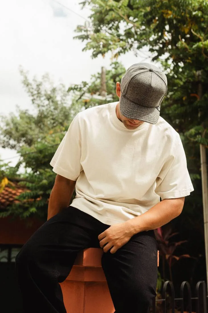 REMERA LIBERATO BASICS OVERSIZE  BEIGE
