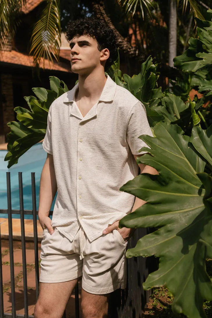 CAMISA LIBERATO BASICS PLAYERA BEIGE