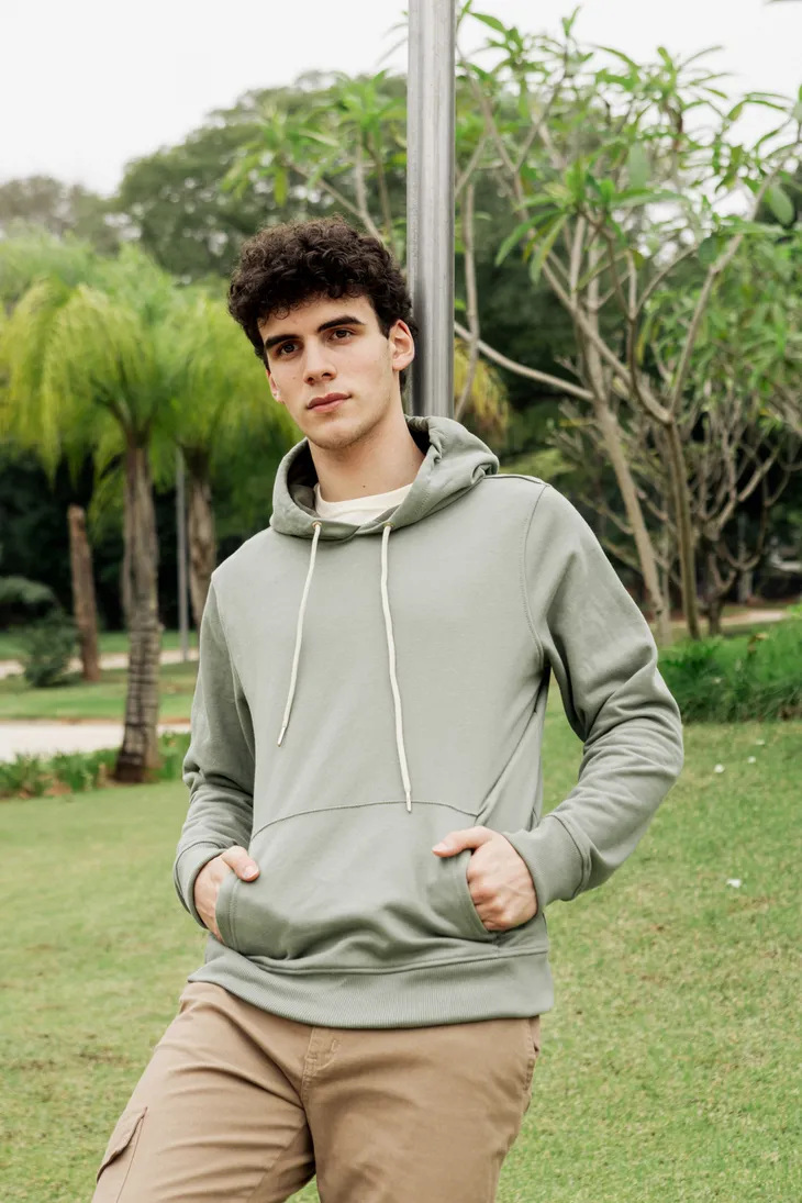 HOODIE LIBERATO BASICS VERDE