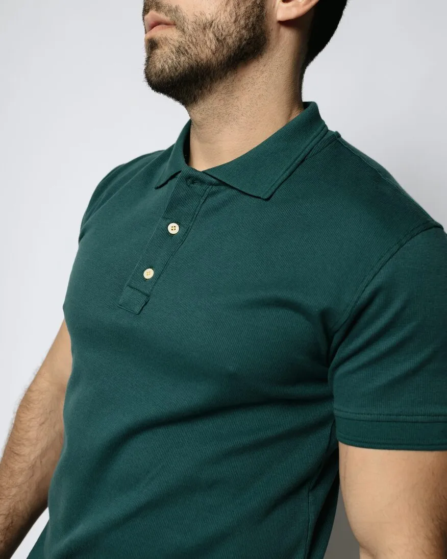 REMERA LIBERATO BASICS POLO VERDE