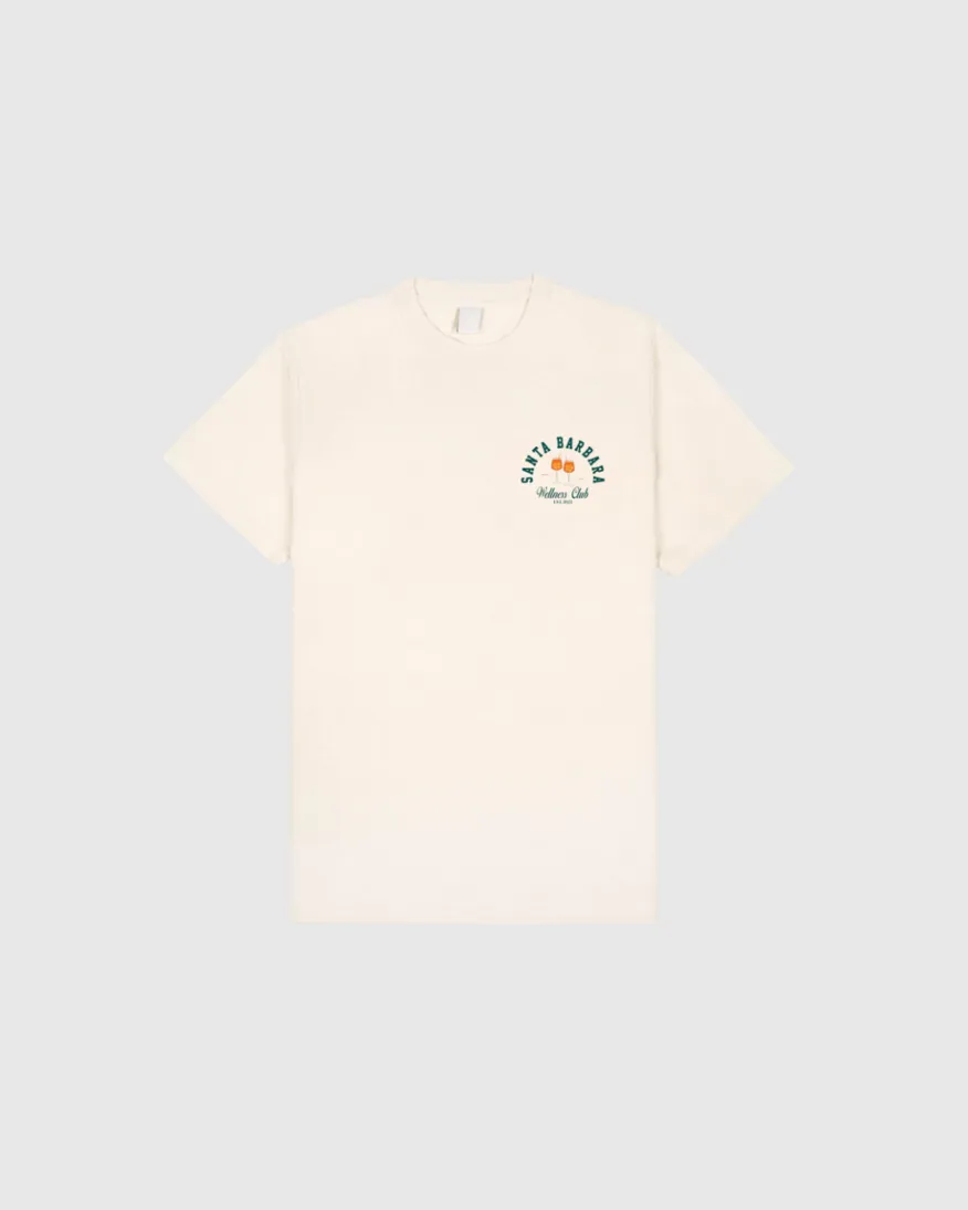REMERA LIBERATO BASICS REGULAR FIT BEIGE SANTA BARBARA WELLNESS CLUB