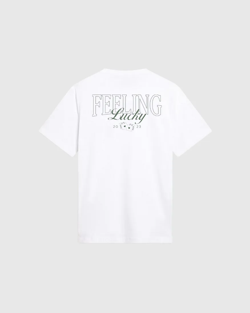 REMERA LIBERATO BASICS REGULAR FIT  MARFIL FEELING LUCKY