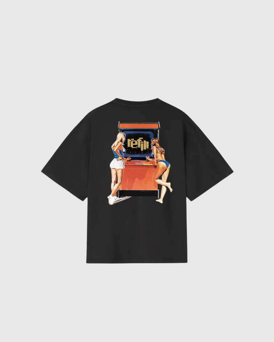 REMERA LIBERATO BASICS OVERSIZE NEGRA STREET FORMULA