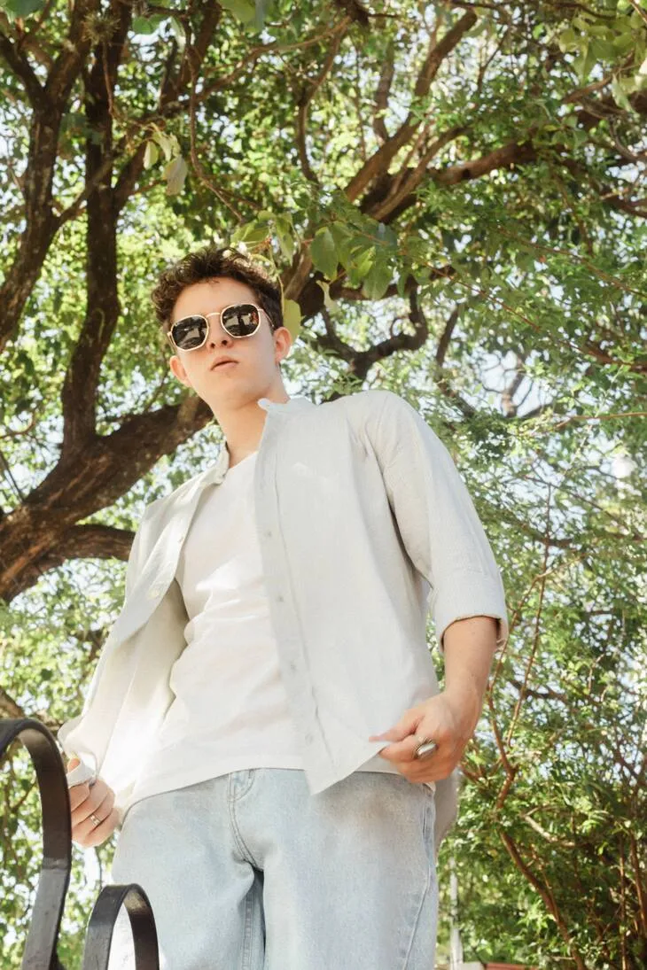 CAMISA LIBERATO BASICS MAO MANGAS LARGAS RAYAS VERDE