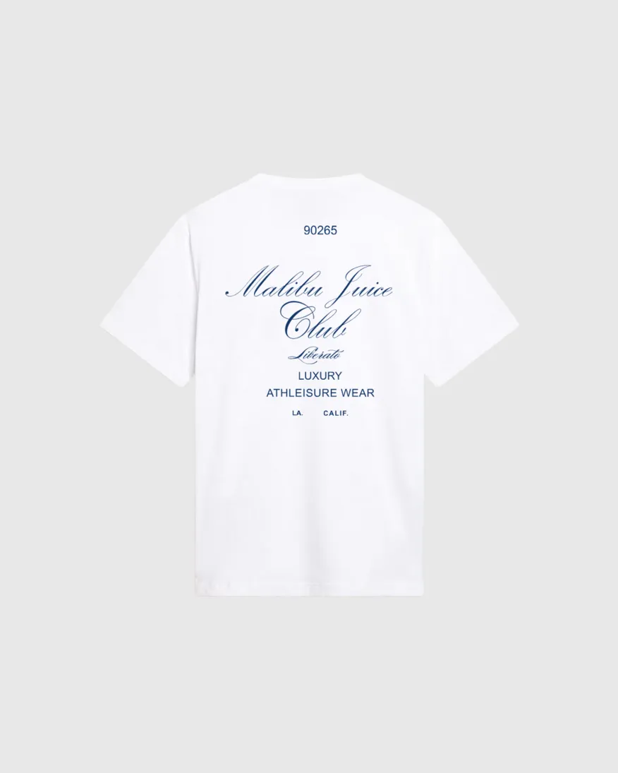 REMERA LIBERATO BASICS REGULAR FIT  MARFIL MALIBU JUICE CLUB
