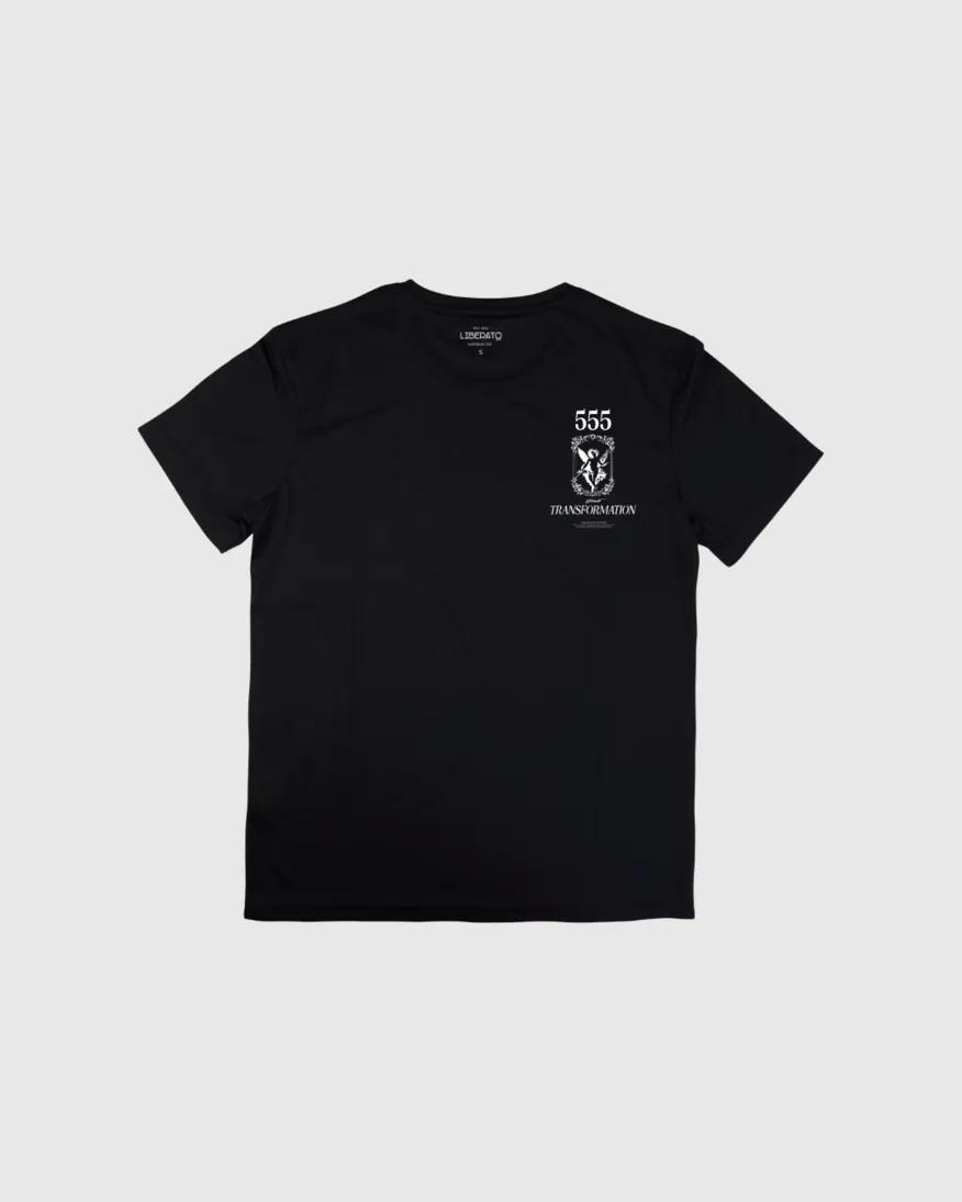 REMERA LIBERATO BASICS REGULAR FIT NEGRA NEON DREAMER