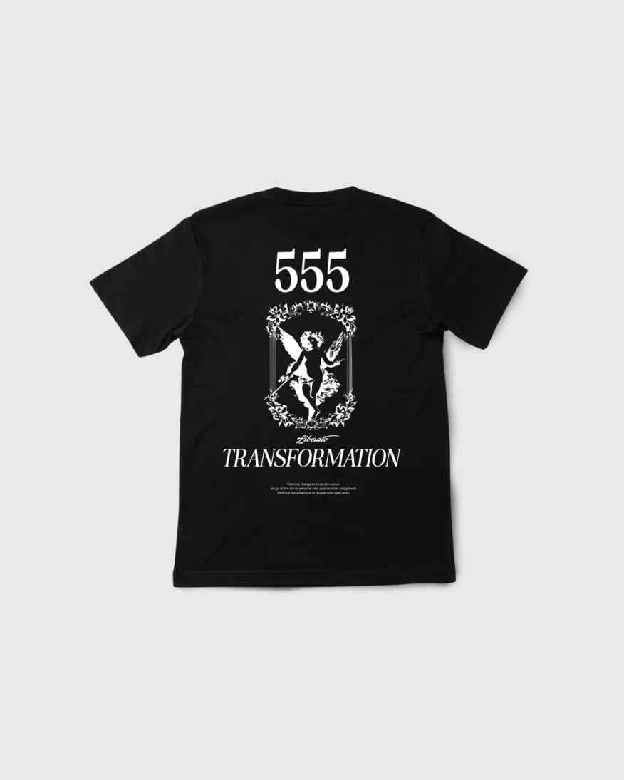 REMERA LIBERATO BASICS REGULAR FIT NEGRA NEON DREAMER