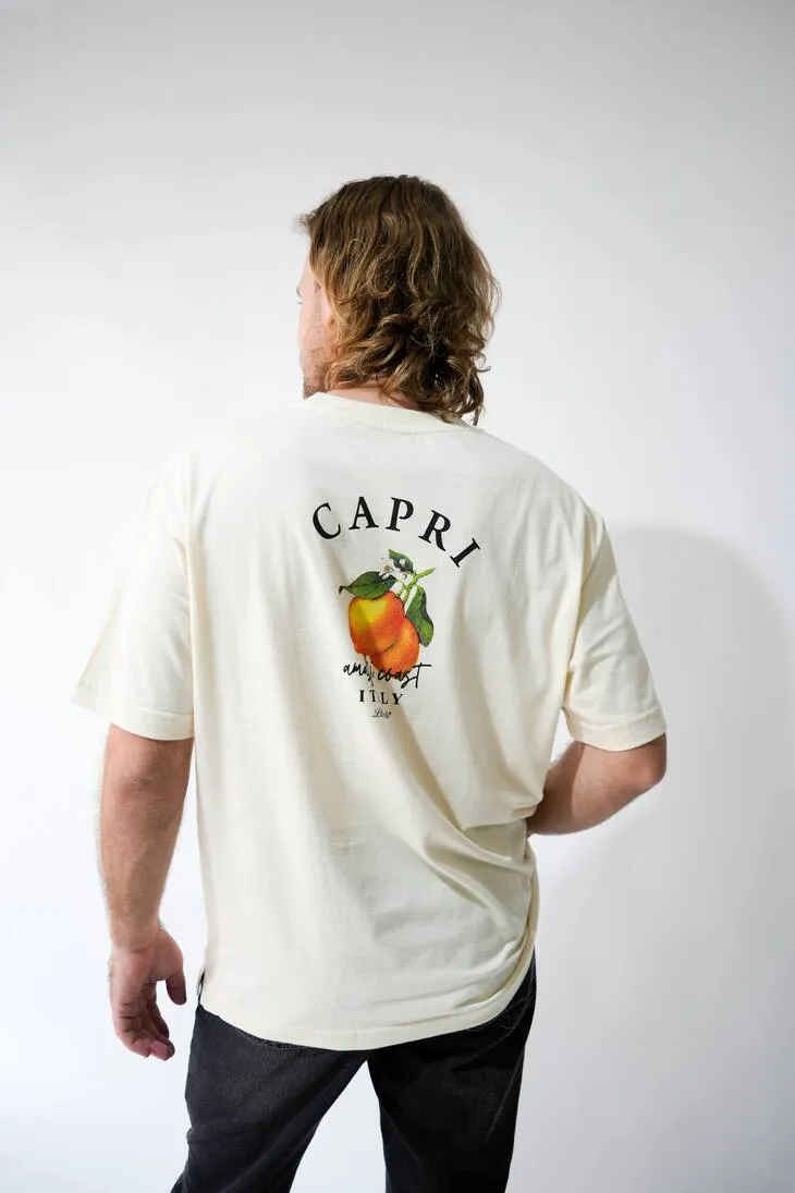 REMERA LIBERATO OVERSIZE BEIGE CAPRI