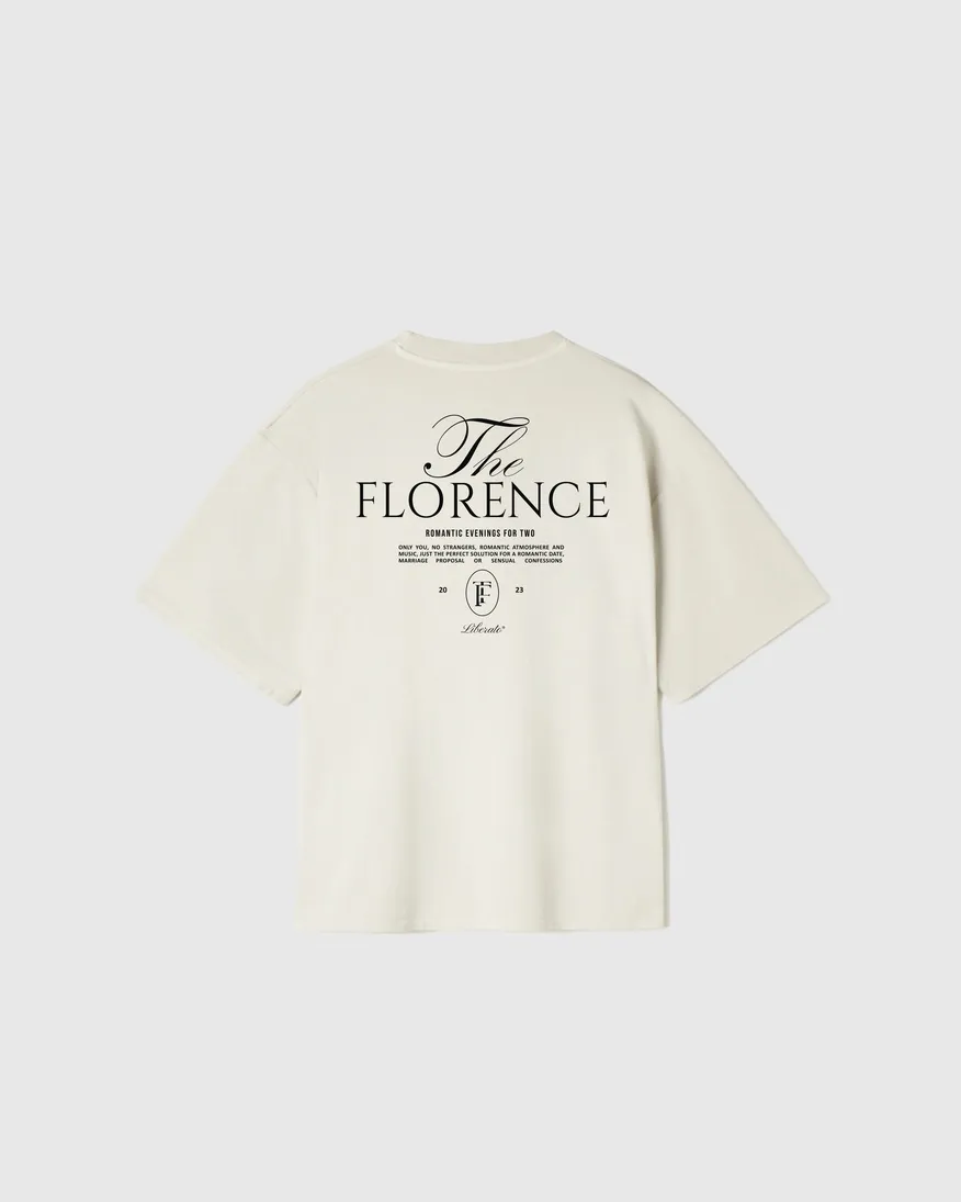 REMERA LIBERATO OVERSIZE BEIGE THE FLORENCE