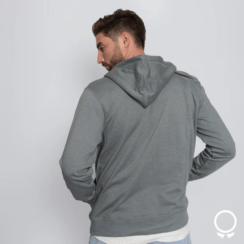 CAMPERA N+ CON CIERRE ALEX DARK GREY