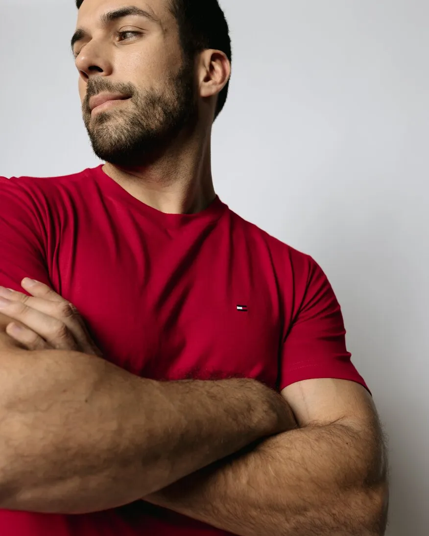 REMERA TOMMY HILFIGER ROJA