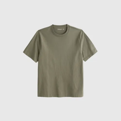 REMERA ABERCROMBIE REGULAR FIT PREMIUM TEE KAKHI
