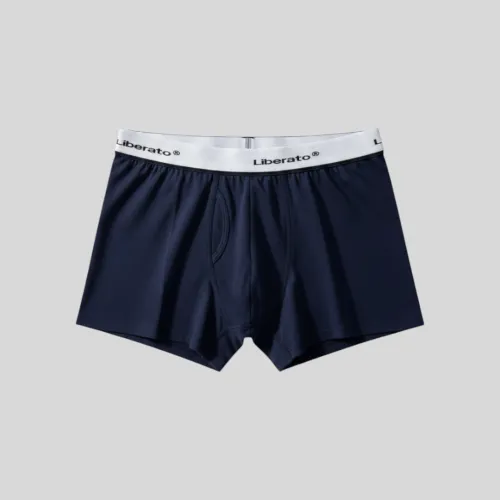 BOXER LIBERATO BASICS GOMA BLANCA AZUL MARINO