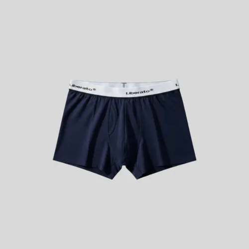 BOXER LIBERATO BASICS GOMA BLANCA AZUL MARINO