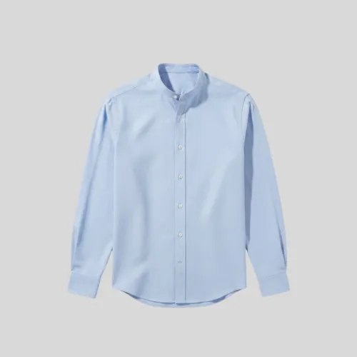 CAMISA LIBERATO BASICS MAO MANGAS LARGAS CELESTE