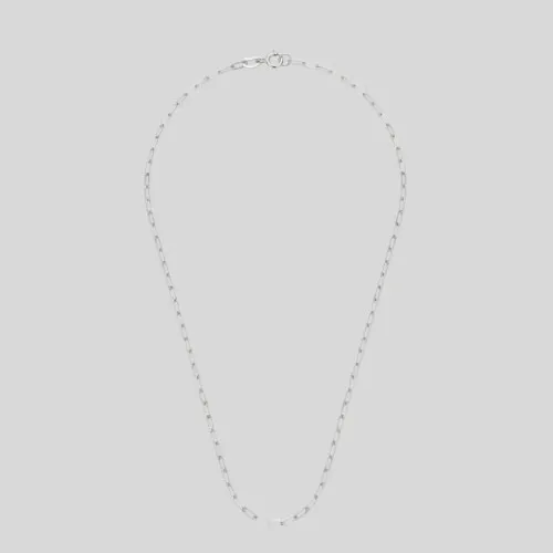 COLLAR LIBERATO DE ACERO PLATEADO