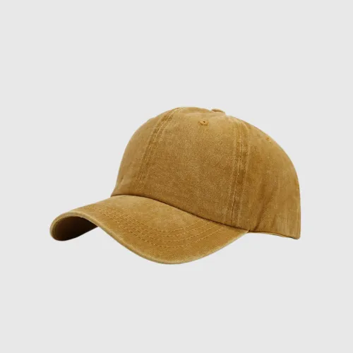 GORRA AH LAVADO AMARILLA