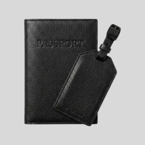 PORTA PASAPORTE PERRY ELLIS NEGRO