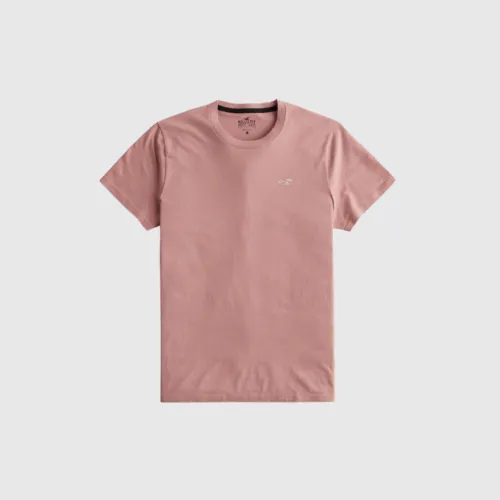 REMERA HOLLISTER REGULAR FIT ROSADA