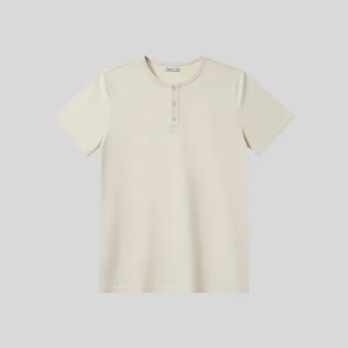 REMERA LIBERATO HENLEY BEIGE