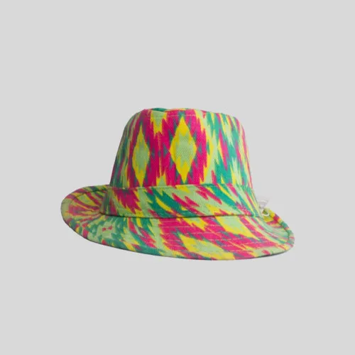 SOMBRERO LIBERATO VERDE CON AMARILLO