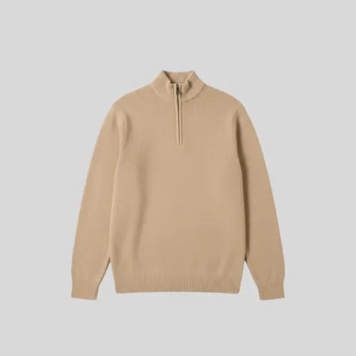 SWEATER MEDIO CIERRE LIBERATO BEIGE